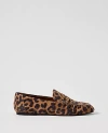 Ann Taylor Animal Print Suede Loafer In Multi