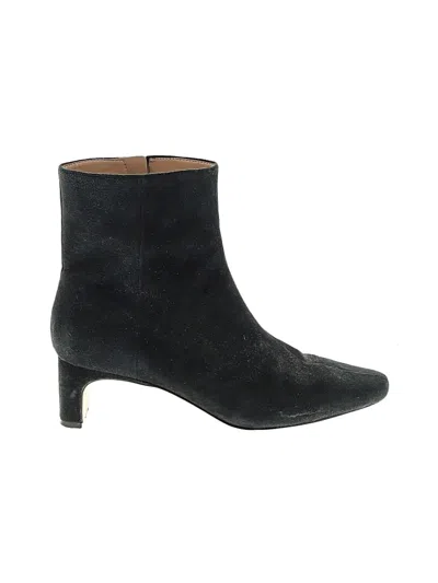 Pre-owned Ann Taylor Ankle Boots In Black