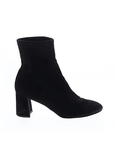 Pre-owned Ann Taylor Ankle Boots In Black