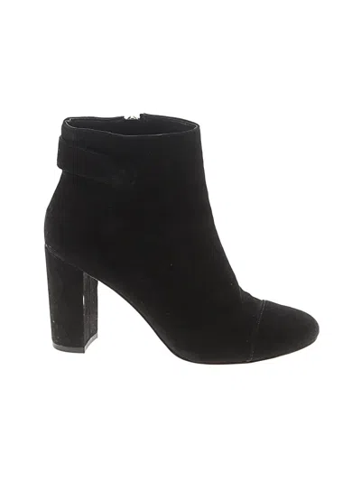 Pre-owned Ann Taylor Ankle Boots In Black