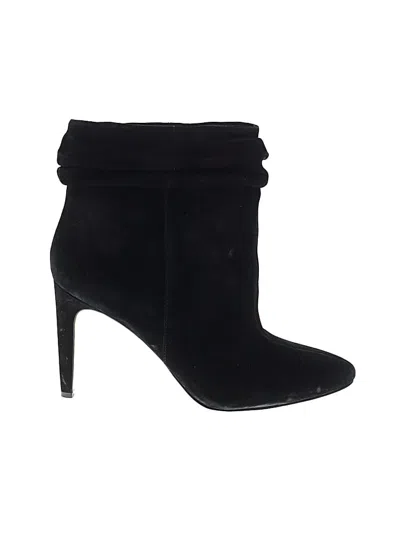 Pre-owned Ann Taylor Ankle Boots In Black