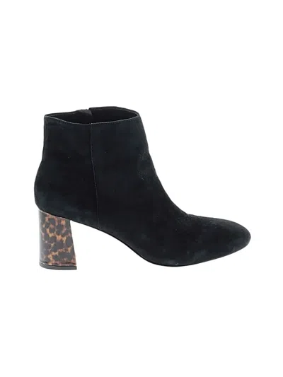 Pre-owned Ann Taylor Ankle Boots In Black