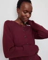 Ann Taylor Ann Cardigan In Mauve Rose