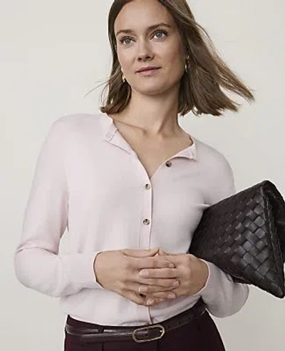 Ann Taylor Ann Cardigan In Metallic