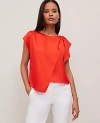 Ann Taylor Asymmetric Tie Top