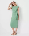 Ann Taylor At Weekend Column Midi Dress In Antique Glass