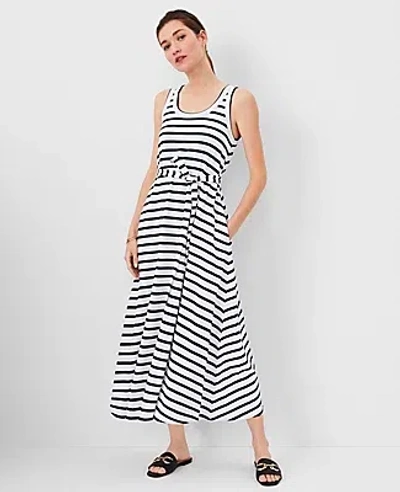 Ann Taylor At Weekend Trapeze Maxi Dress In Night Sky
