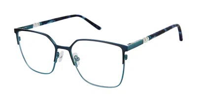 Ann Taylor At026 C03 Women's Glasses Blue Size 52 - Free Lenses - Blue Light Block Available In Red