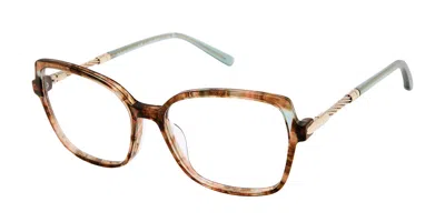Ann Taylor At029 C01 Women's Glasses Tortoiseshell Size 53 - Free Lenses - Blue Light Block Available In Green