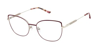 Ann Taylor At030 C03 Women's Glasses Purple Size 52 - Free Lenses - Blue Light Block Available In Metallic