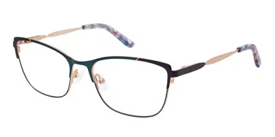 Ann Taylor At108 C03 Women's Glasses Blue Size 52 - Free Lenses - Blue Light Block Available In Orange