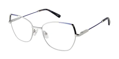 Ann Taylor At110 C03 Women's Glasses Silver Size 52 - Free Lenses - Blue Light Block Available In Purple