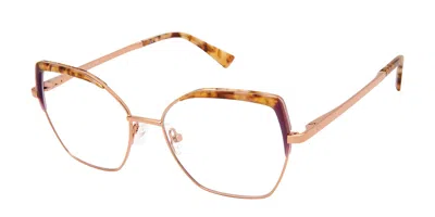 Ann Taylor At111 C01 Women's Glasses Gold Size 52 - Free Lenses - Blue Light Block Available In Neutral
