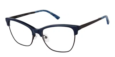 Ann Taylor At349 C03 Women's Glasses Blue Size 54 - Free Lenses - Blue Light Block Available In Pink