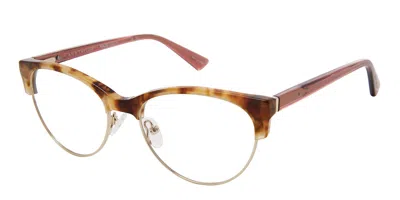 Ann Taylor At353 C03 Women's Glasses Tortoiseshell Size 52 - Free Lenses - Blue Light Block Available In Metallic