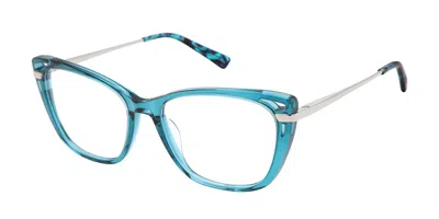 Ann Taylor At355 C03 Women's Glasses Blue Size 53 - Free Lenses - Blue Light Block Available In Neutral