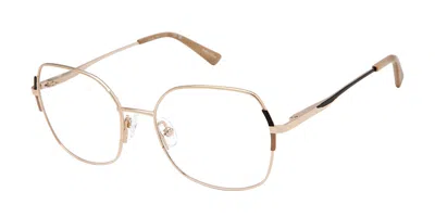 Ann Taylor At357 C01 Women's Glasses Gold Size 53 - Free Lenses - Blue Light Block Available In Pattern