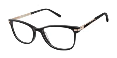 Ann Taylor Atp011 Co1 Women's Glasses Black Size 48 - Free Lenses - Blue Light Block Available In Pattern
