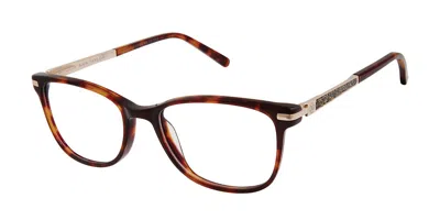 Ann Taylor Atp011 Co2 Women's Glasses Tortoiseshell Size 48 - Free Lenses - Blue Light Block Available In Burgundy