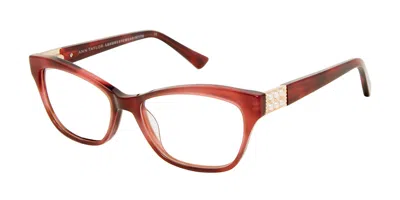 Ann Taylor Atp015 C02 Women's Glasses Red Size 49 - Free Lenses - Blue Light Block Available In Purple