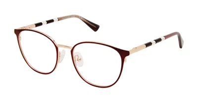 Ann Taylor Atp023 C02 Women's Glasses Purple Size 48 - Free Lenses - Blue Light Block Available In Pattern