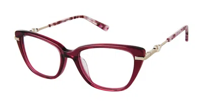 Ann Taylor Atp028 C02 Women's Glasses Purple Size 48 - Free Lenses - Blue Light Block Available In Pattern