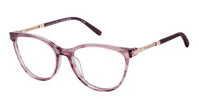 Ann Taylor Atp031 C03 Women's Glasses Pink Size 49 - Free Lenses - Blue Light Block Available In Pattern