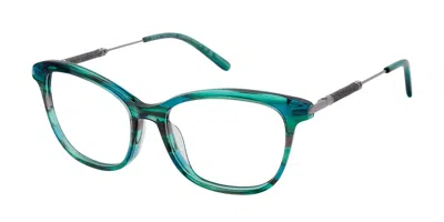 Ann Taylor Atp032 C02 Women's Glasses Green Size 50 - Free Lenses - Blue Light Block Available In Gray