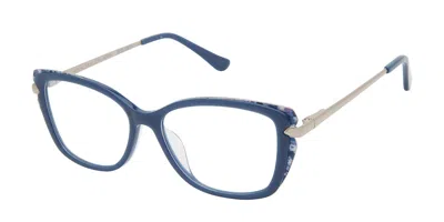 Ann Taylor Atp820 C03 Women's Glasses Blue Size 50 - Free Lenses - Blue Light Block Available