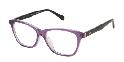 Ann Taylor Atp821 C03 Women's Glasses Purple Size 50 - Free Lenses - Blue Light Block Available In Metallic