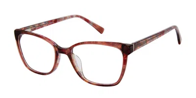 Ann Taylor Atp828 C03 Women's Glasses Pink Size 48 - Free Lenses - Blue Light Block Available In Red