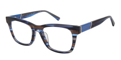 Ann Taylor Atp830 C03 Women's Glasses Blue Size 48 - Free Lenses - Blue Light Block Available In Multi