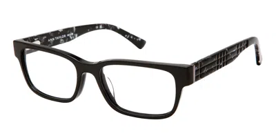 Ann Taylor Atp833 With Clip-on C01 Women's Glasses Black Size 50 - Free Lenses - Blue Light Block Available In Gold