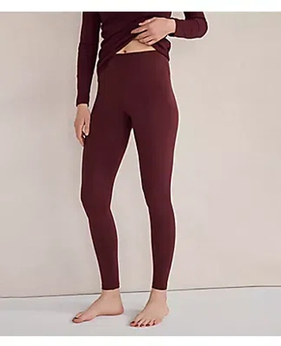 Ann Taylor Balance 1.0 Legging Oct In Burgundy