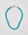 Ann Taylor Beaded Turquoise Necklace