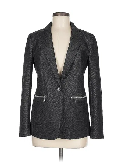 Pre-owned Ann Taylor Blazer Jacket In Black