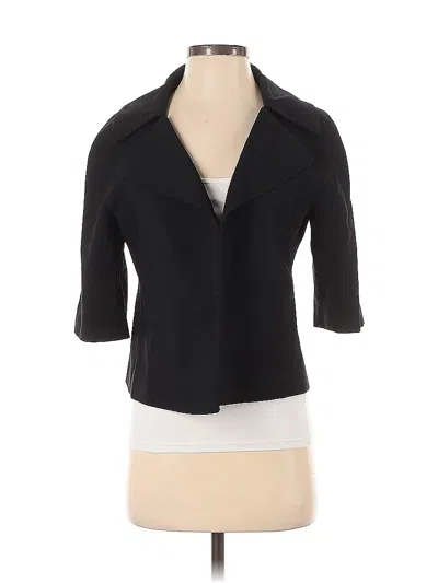 Pre-owned Ann Taylor Blazer Jacket In Black