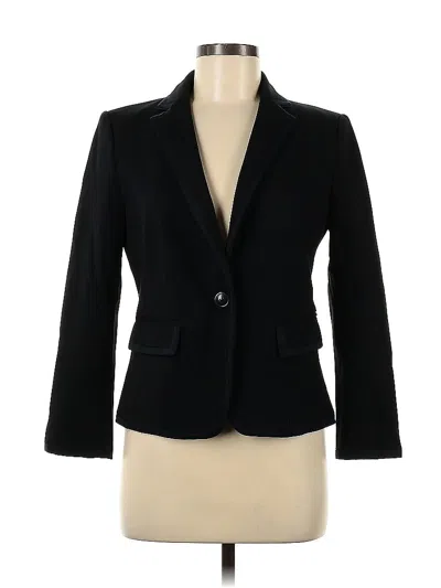 Pre-owned Ann Taylor Blazer Jacket In Black