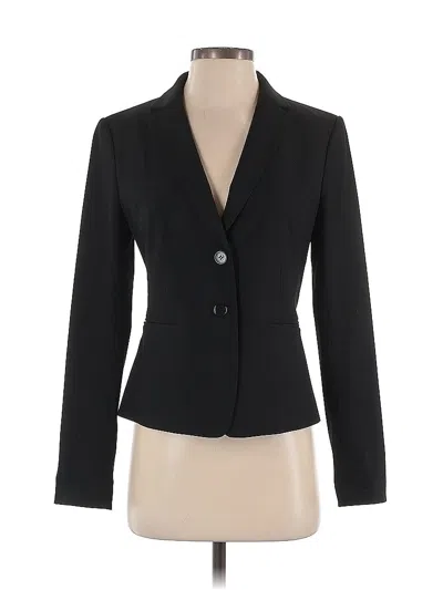Pre-owned Ann Taylor Blazer Jacket In Black