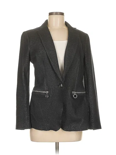 Pre-owned Ann Taylor Blazer Jacket In Black