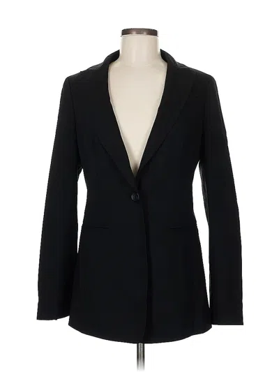 Pre-owned Ann Taylor Blazer Jacket In Black