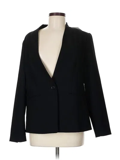 Pre-owned Ann Taylor Blazer Jacket In Black