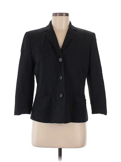 Pre-owned Ann Taylor Blazer Jacket In Black