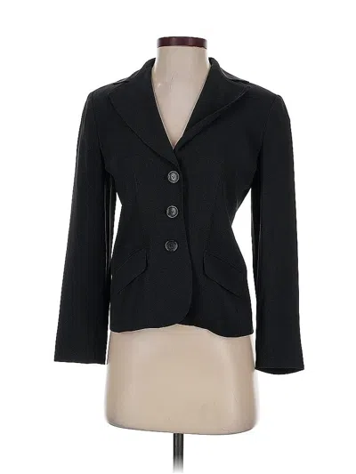 Pre-owned Ann Taylor Blazer Jacket In Black
