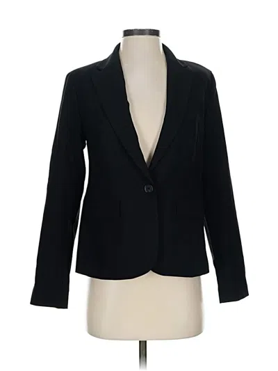 Pre-owned Ann Taylor Blazer Jacket In Black