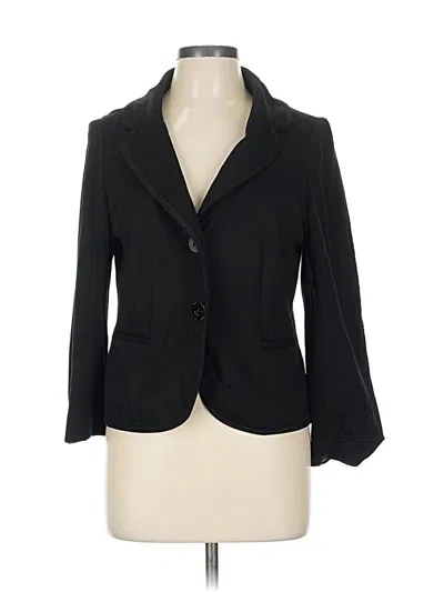Pre-owned Ann Taylor Blazer Jacket In Black