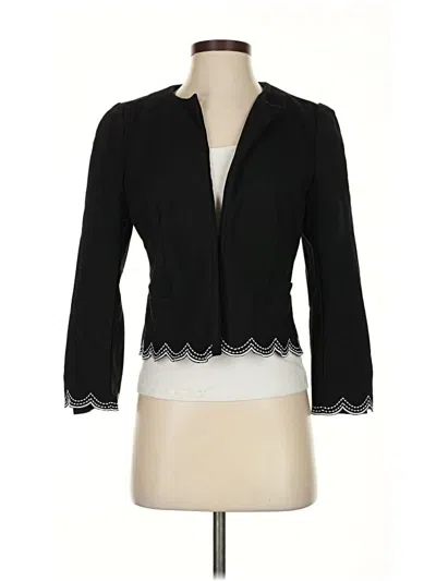 Pre-owned Ann Taylor Blazer Jacket In Black