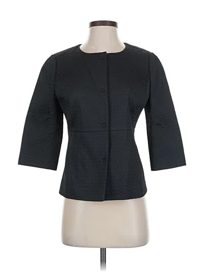Pre-owned Ann Taylor Blazer Jacket In Black