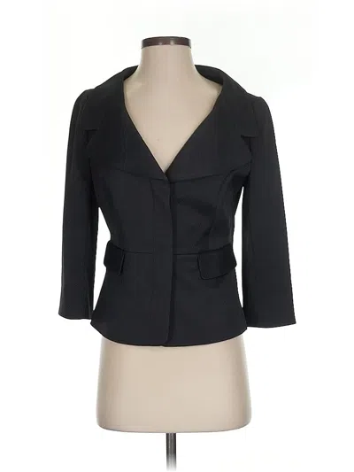 Pre-owned Ann Taylor Blazer Jacket In Black