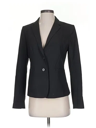 Pre-owned Ann Taylor Blazer Jacket In Black